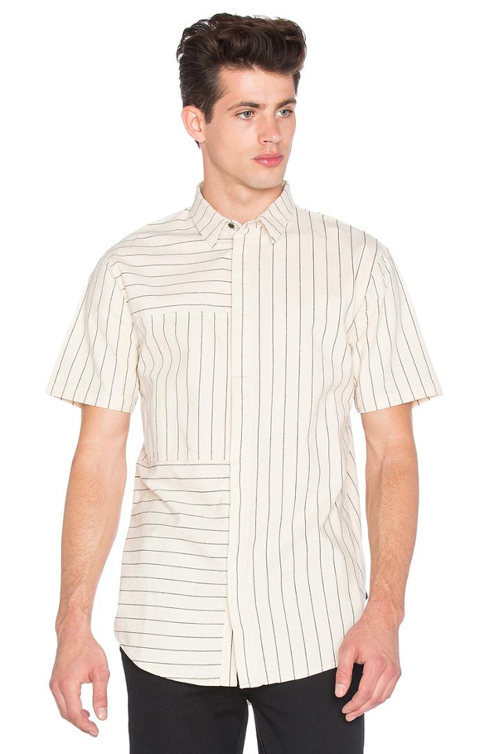 Ss Panel Stripe Shirt