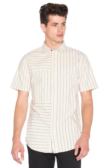 Ss Panel Stripe Shirt