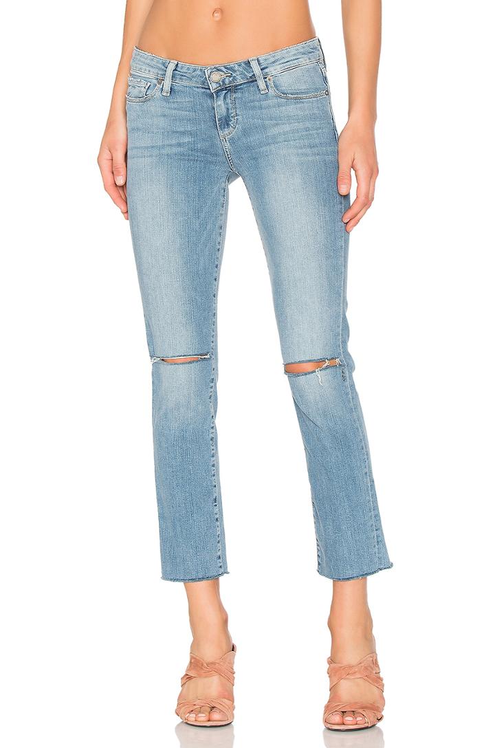 Miki Straight Frayed Hem
