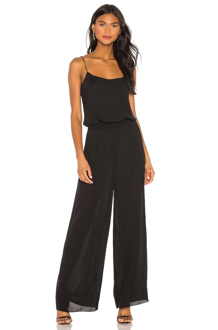 Rib Waistband Jumpsuit