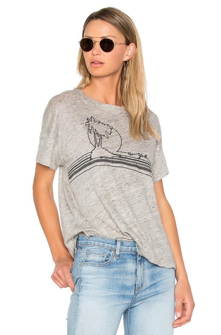 Palm Embroidery Tee
