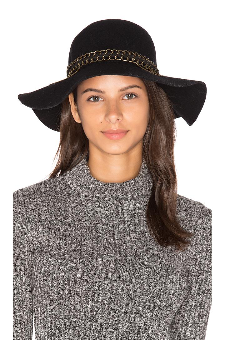 Mixed Metal Floppy Hat