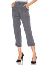 High Waisted Studded Military Pant