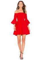 Bell Sleeve Off The Shoulder Dress