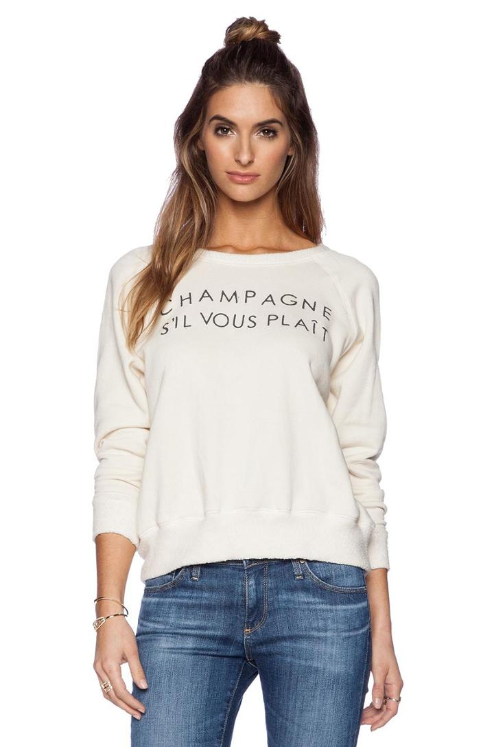 Champagne Please Sweatshirt