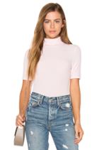 Short Sleeve Turtleneck Top
