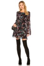 A-line Dress In Black Combo