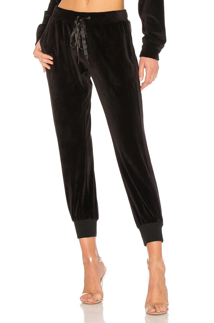 Velour Track Jogger
