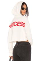 X Taylor Hill Cropped Princess Hoodie