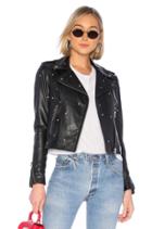 Donna Glam Leather Jacket