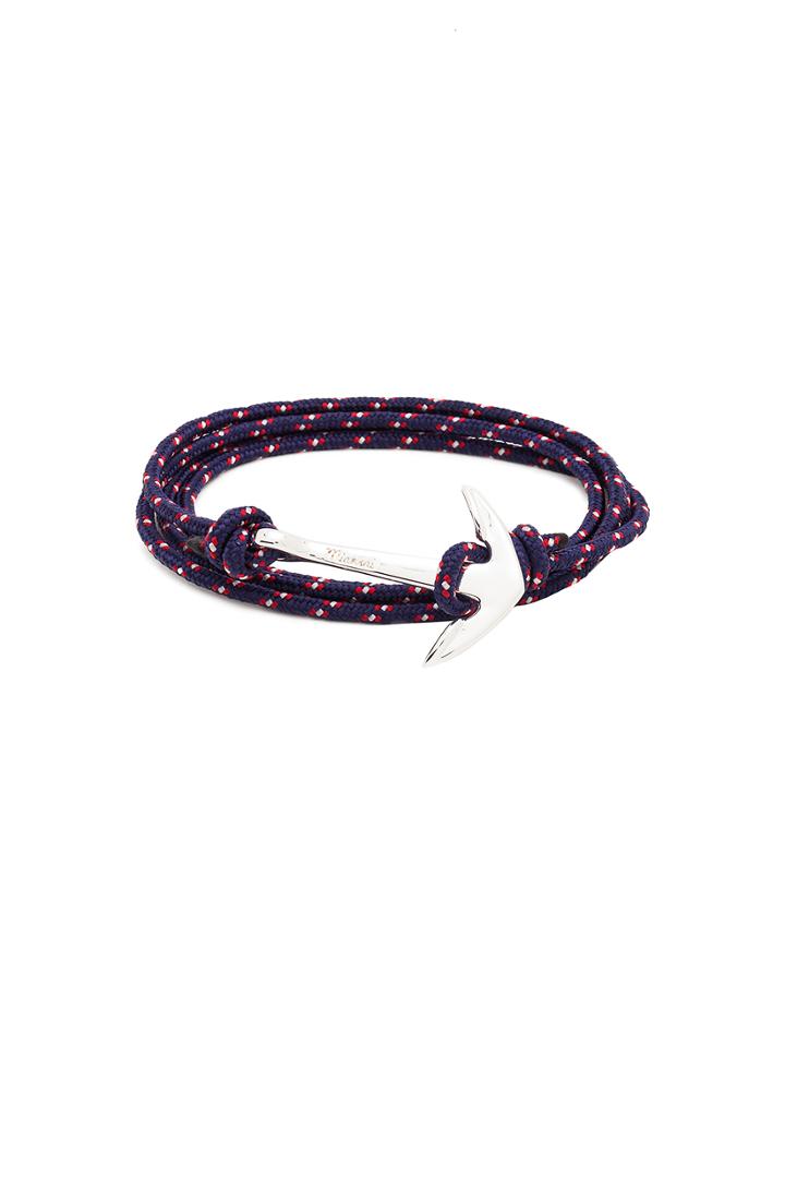 Silver Anchor On Rope