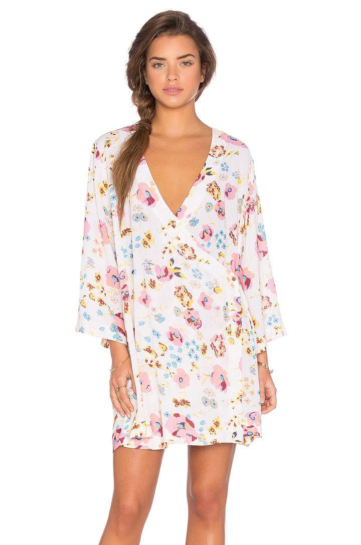 Sophia Floral Cape Dress