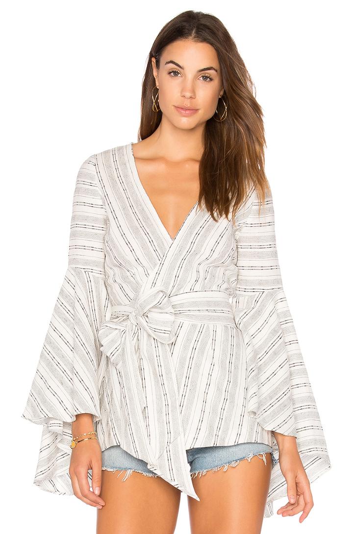 Sharona Wrap Blouse