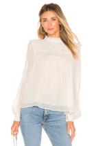 Smocked Metallic Top