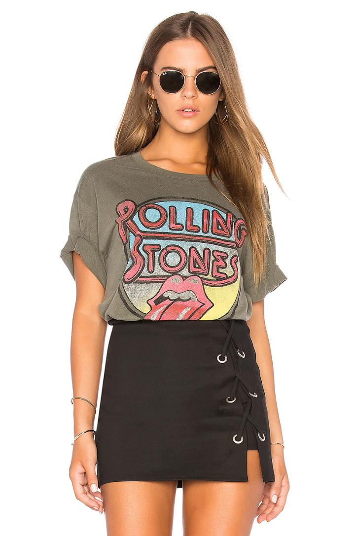Rolling Stones Retro Tongue Boyfriend Tee