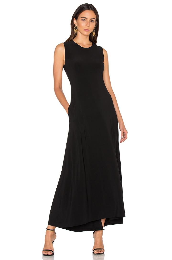 Sleeveless Long Swing Dress