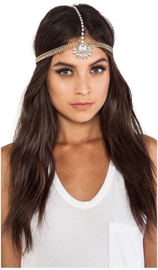 8 Other Reasons Dreamer Head Piece In Metallic Gold