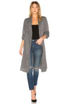 Striped Robe Jacket