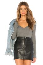 Deep V Long Sleeve Top