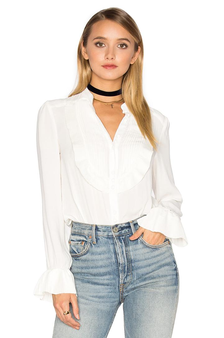 Ruffle Pintuck All Shook Up Top