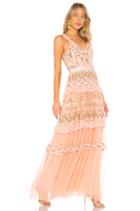 Lattice Rose Sleeveless Gown