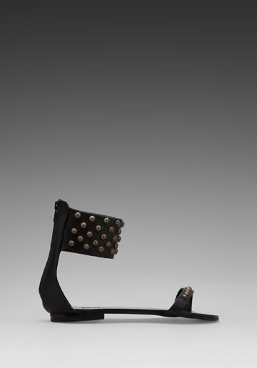 Anine Bing Ankle Cuff Sandals In Black