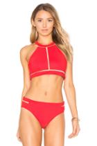 Fish Line Detail Bikini Top