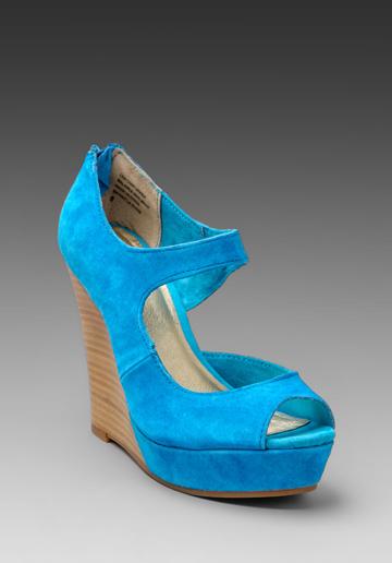 Seychelles Down To The Wire Wedge In Blue