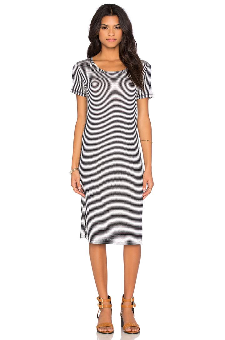 Winward Micro Stripe Shirt Dress
