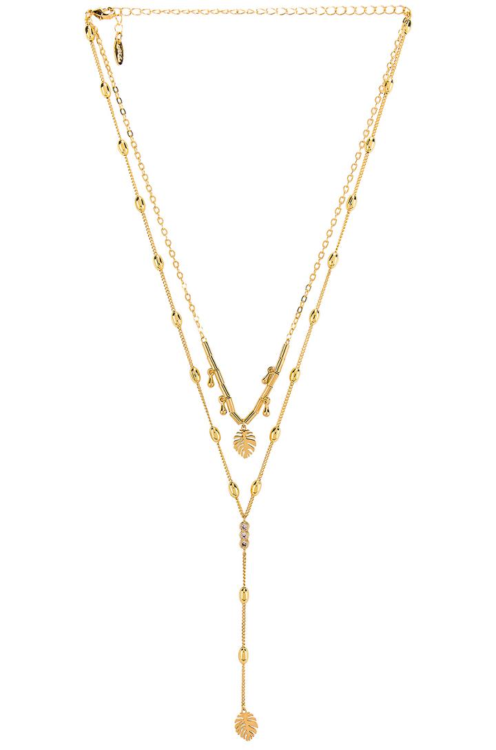 Palm Lariat Necklace