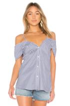 Off Shoulder Button Top