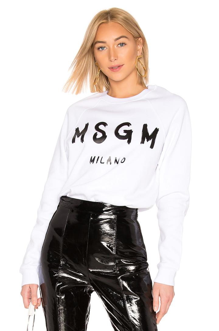 Brush Strokes Logo Sweatshirt