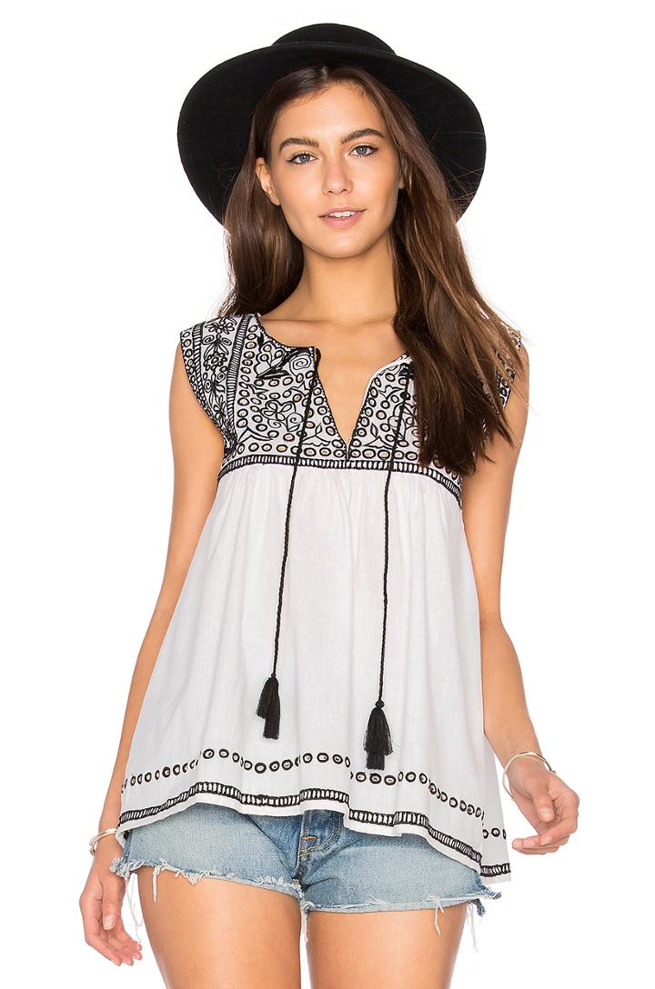 Sereno Embroidered Top