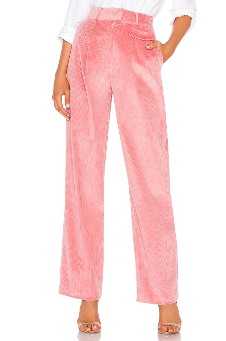 Corduroy High Waist Trouser