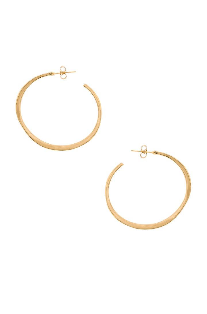 Arc Large Hoop Earrings
