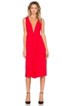 Deep V Gaucho Jumpsuit