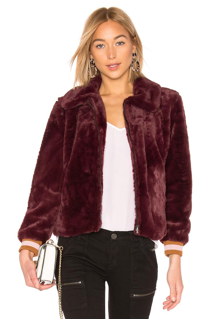 Faux Fur Bomber Jacket