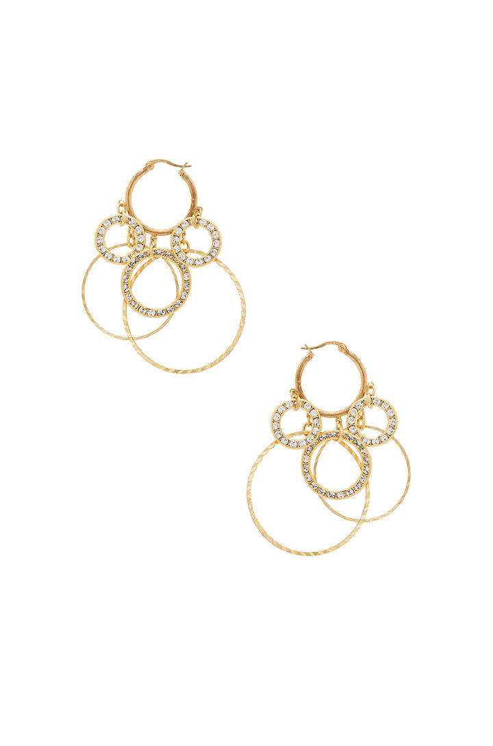 Drop Circles Earrings