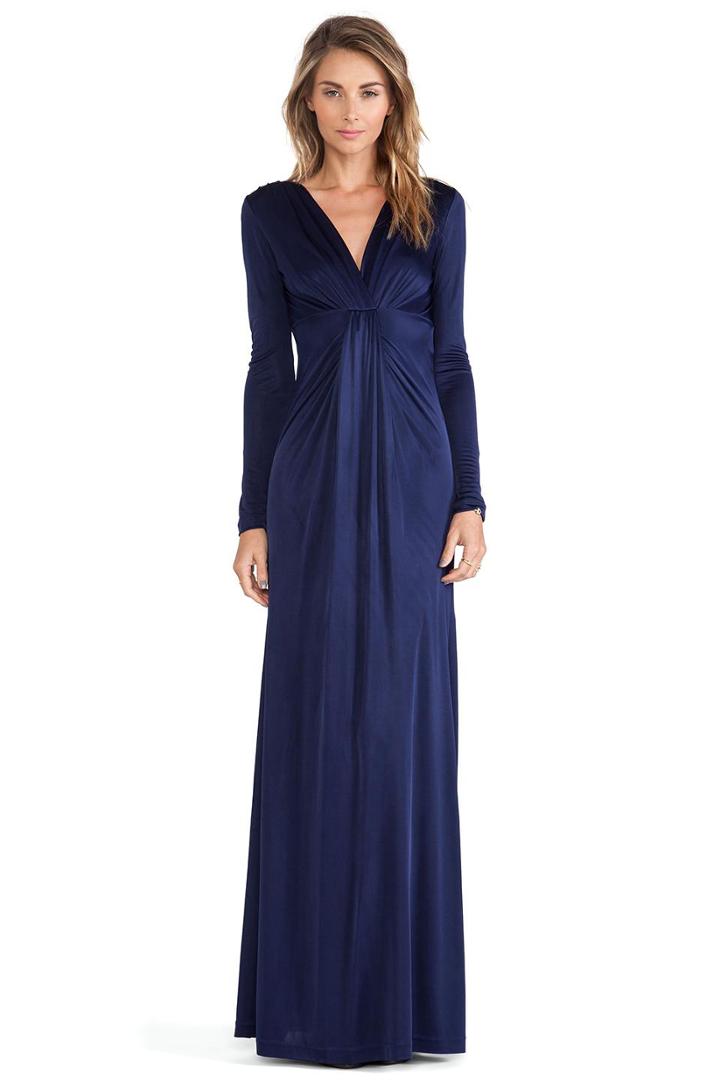 V Neck Gown