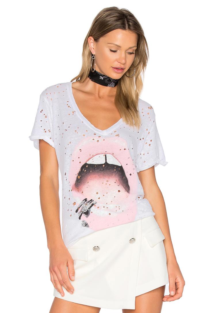 Moon Pink Lip Tee