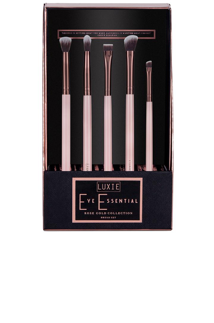 Rose Gold Eye Essential Brush Set
