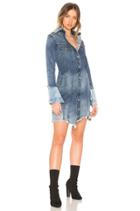 Gene Uneven Shirt Dress