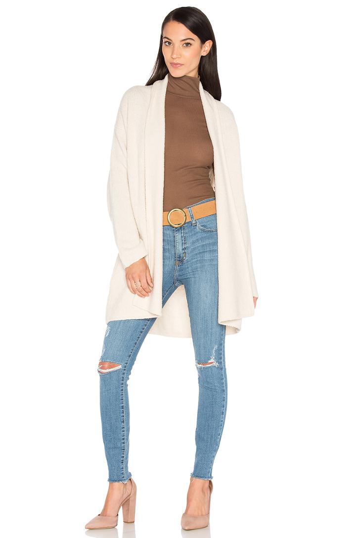 Textured Shawl Cardigan