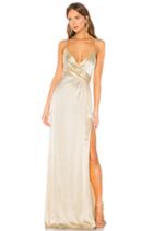 Side Draped Slip Gown