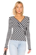 Toe The Line Rib Stripe Top