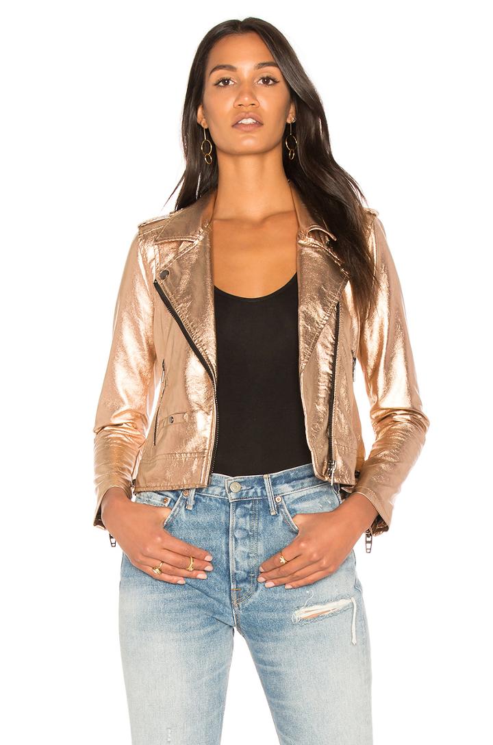 Metallic Moto Jacket