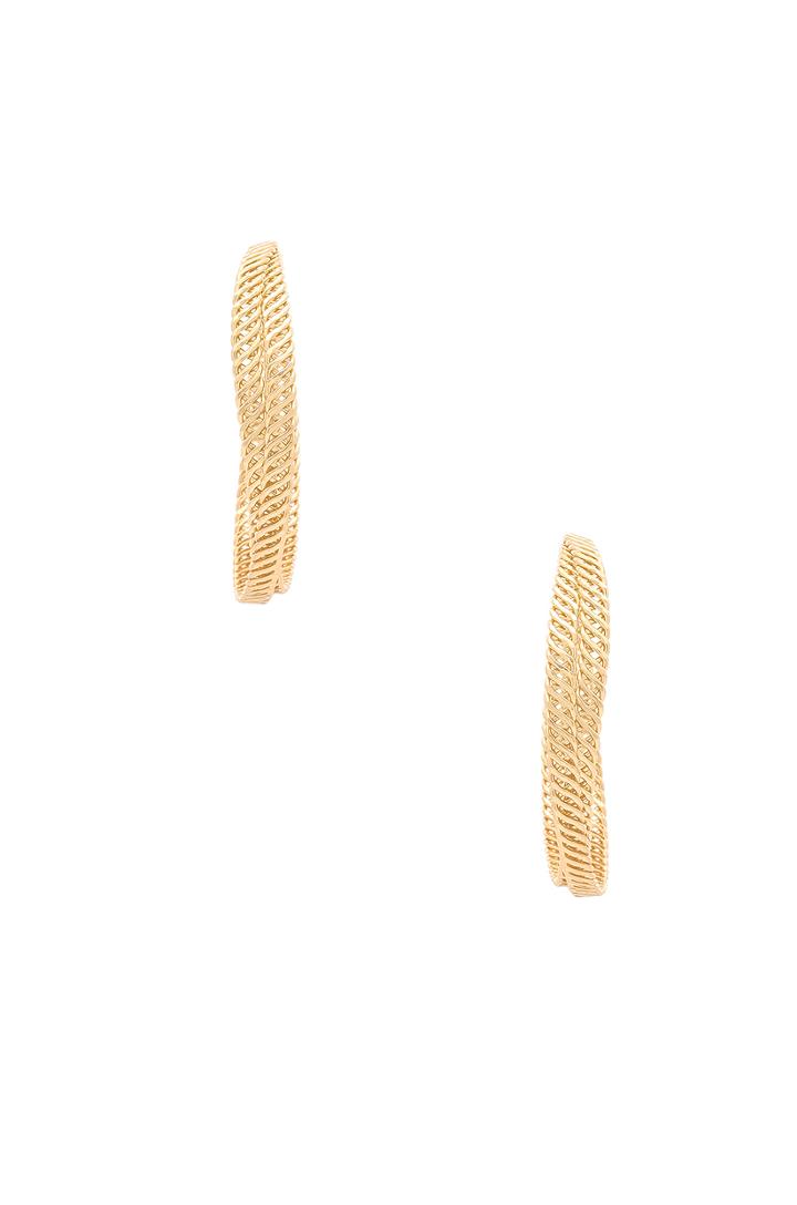 Textured Hoop Earrings