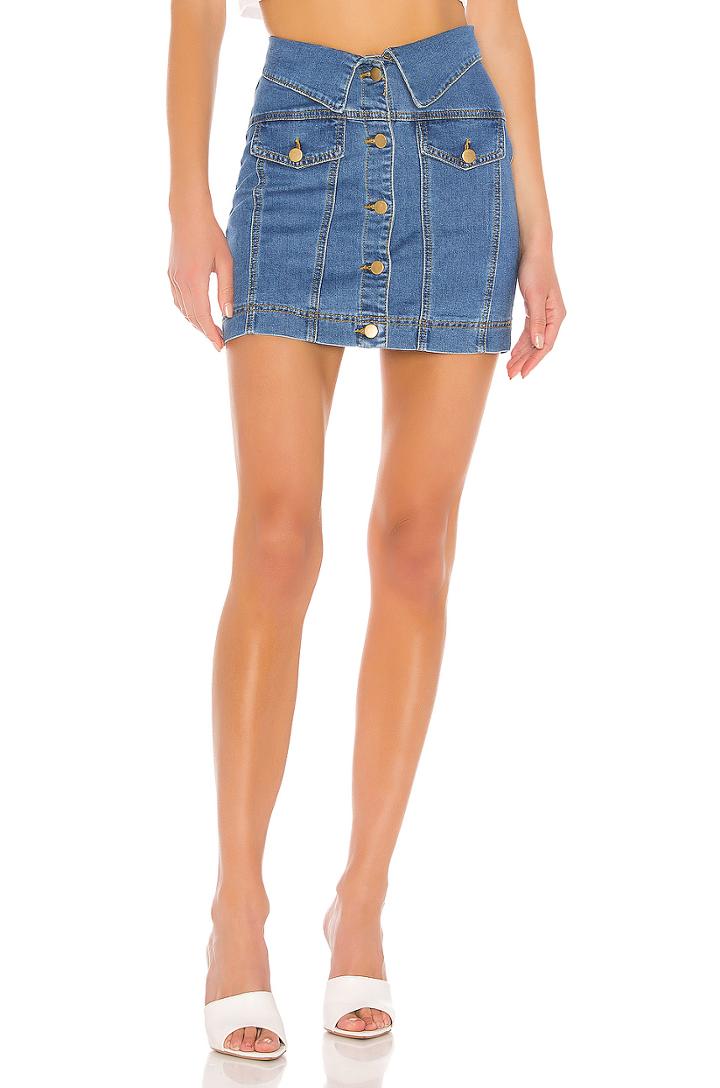 Shannon Denim Mini Skirt