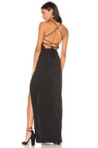 Cross Back Square Neck Maxi Dress