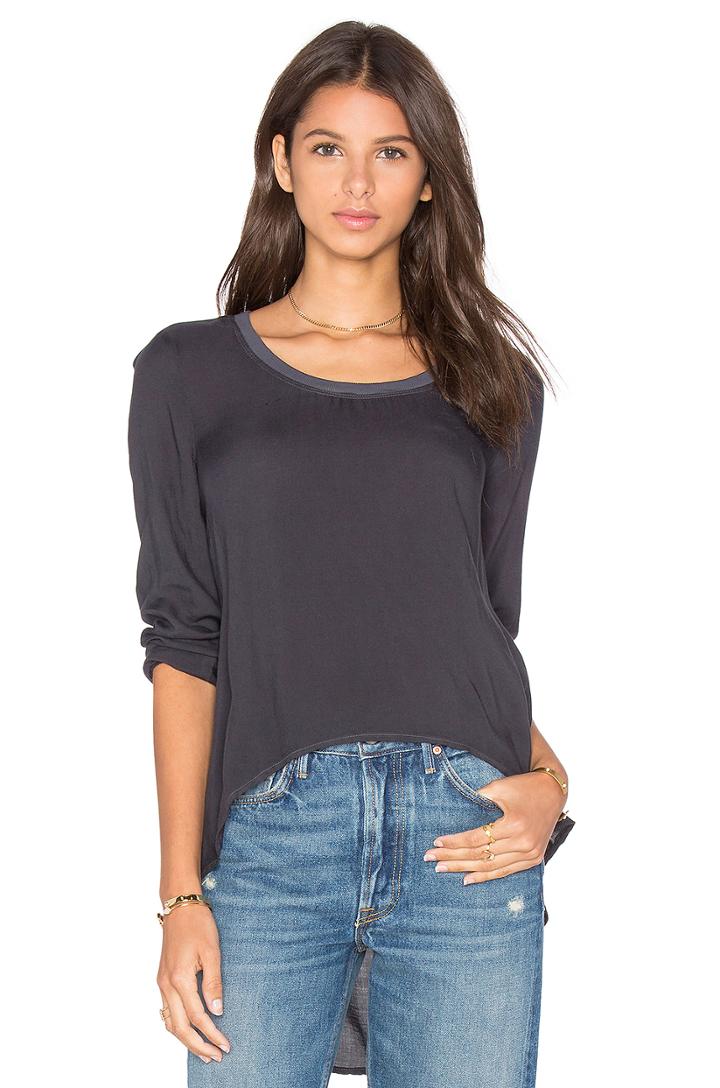 Rib Neck Top